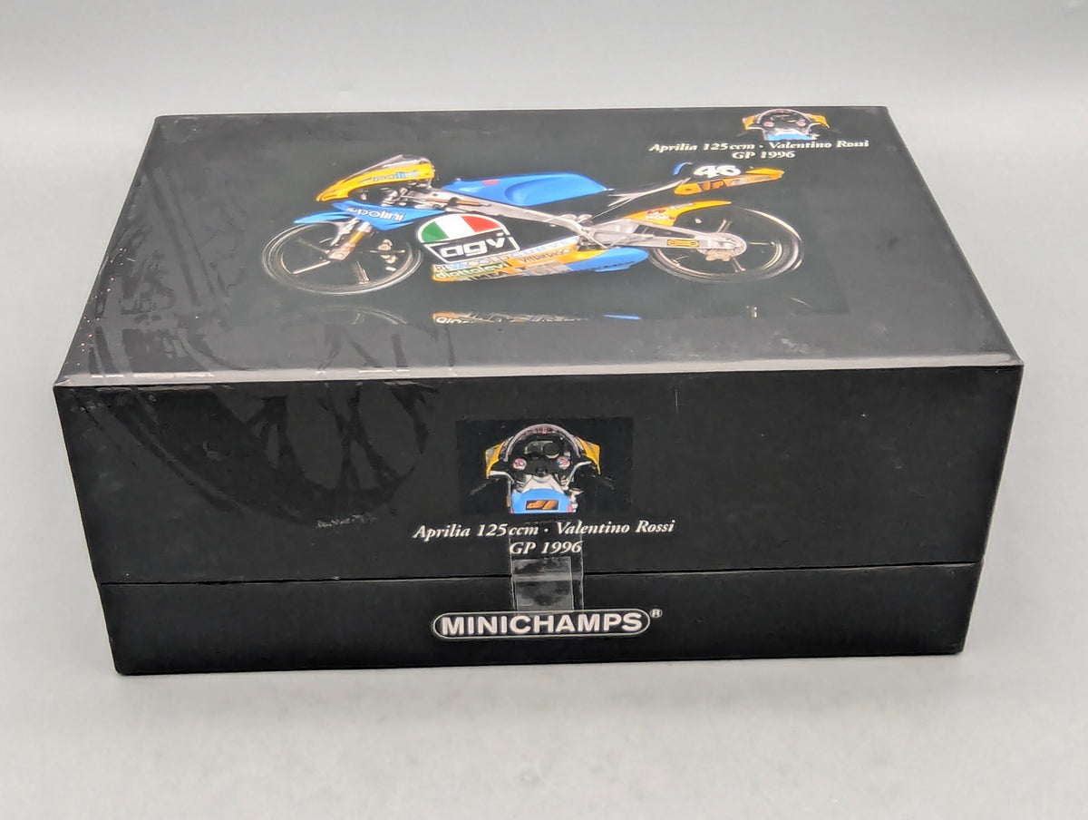 Motorrad Modell 1:12 Minichamps Aprilia 125 ccm GP 1996 #46 Valentino Rossi OVP
