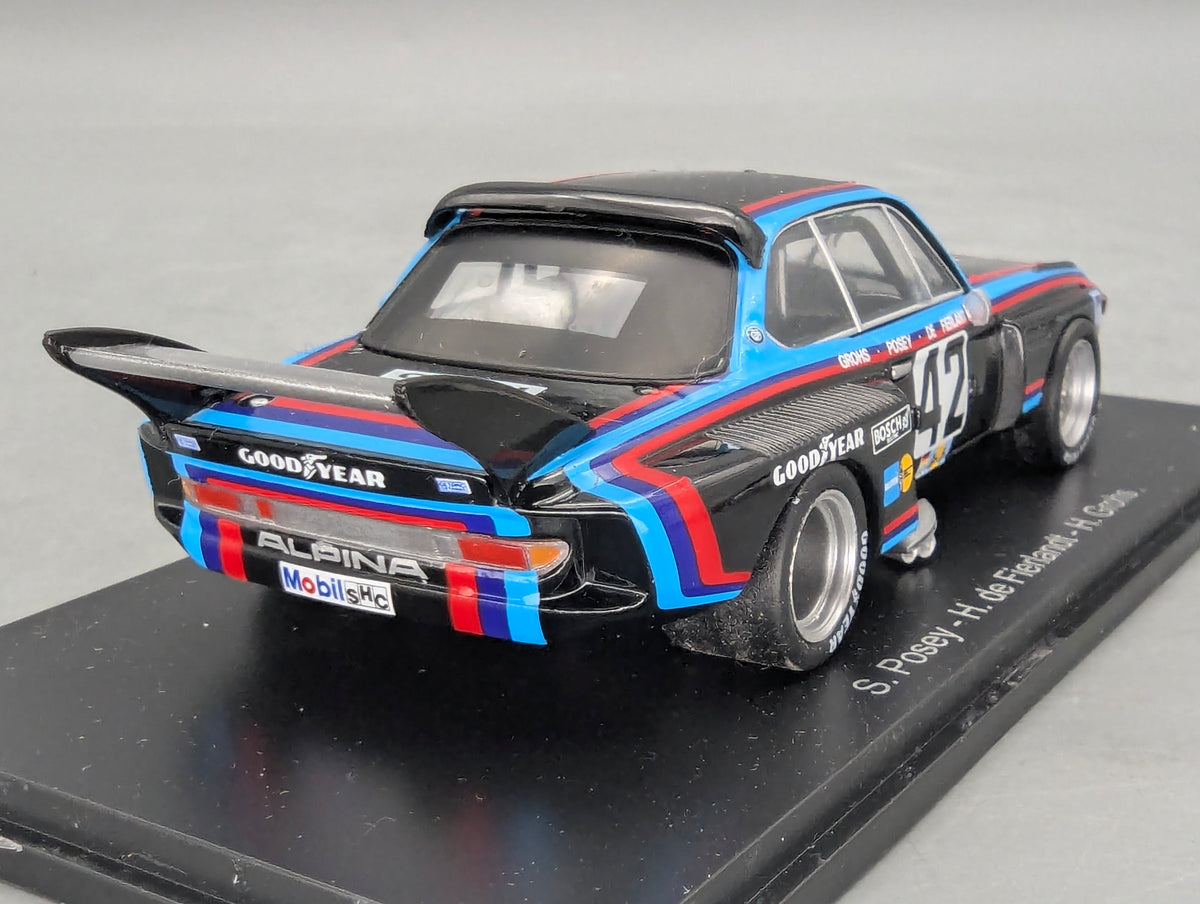 Modellautos 1:43 Hachette nicht Spark BMW 3.5 CSL 24h Le Mans 1976 #42 Grohs u.A