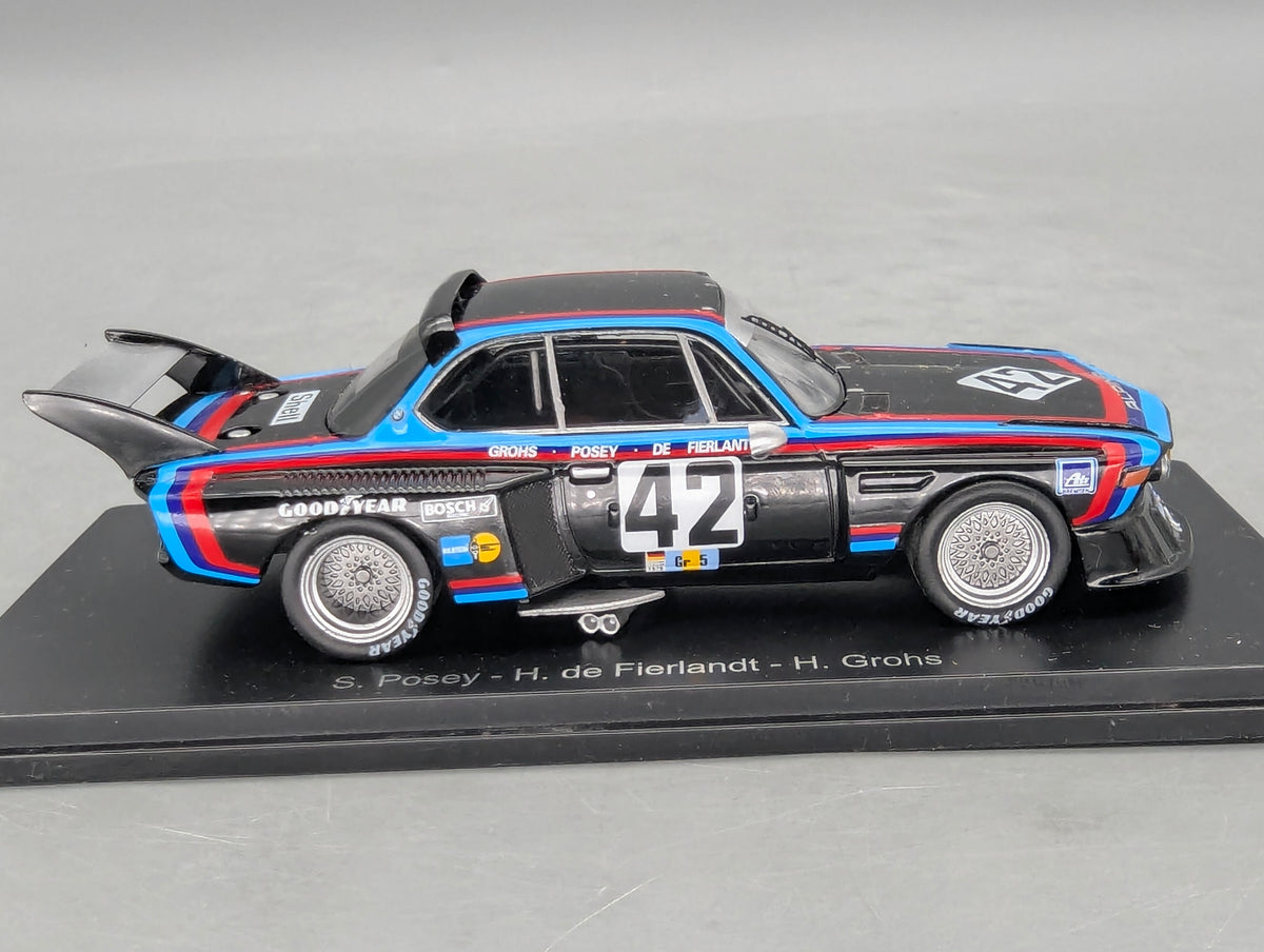 Modellautos 1:43 Hachette nicht Spark BMW 3.5 CSL 24h Le Mans 1976 #42 Grohs u.A