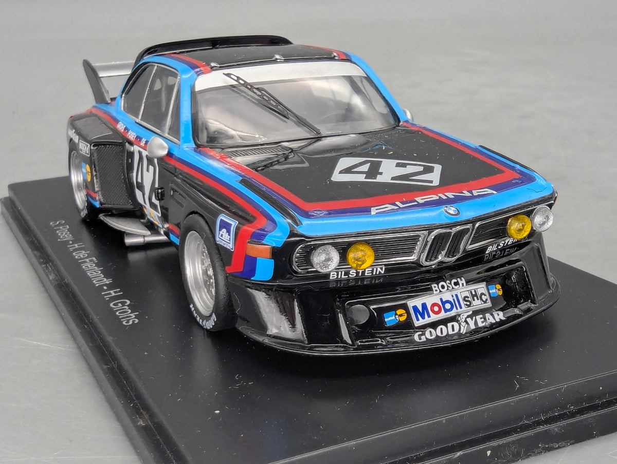 Modellautos 1:43 Hachette nicht Spark BMW 3.5 CSL 24h Le Mans 1976 #42 Grohs u.A