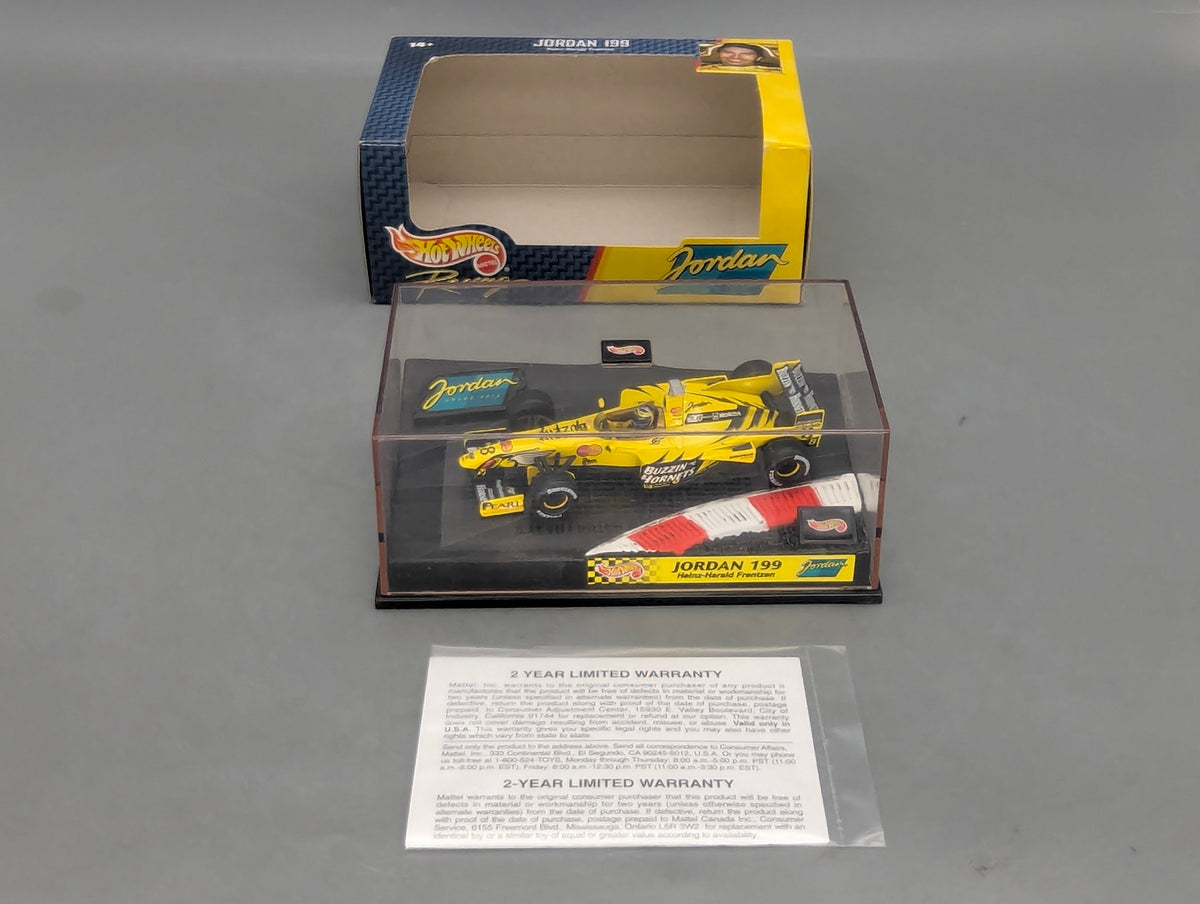 Modellautos 1:43 Hot Wheels Racing 24839 Jordan 199 #8 H.-H. Frentzen mit OVP