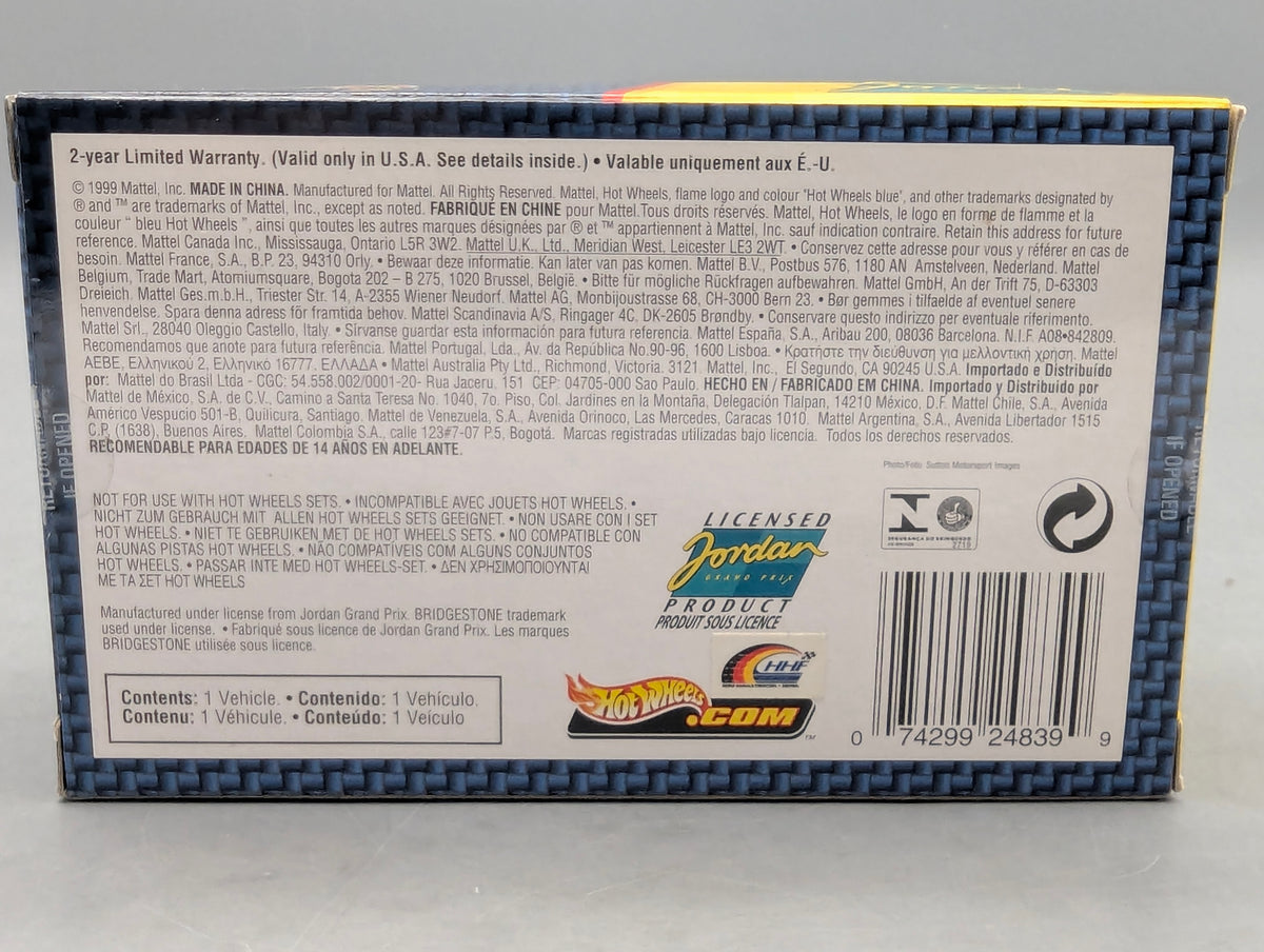 Modellautos 1:43 Hot Wheels Racing 24839 Jordan 199 #8 H.-H. Frentzen mit OVP