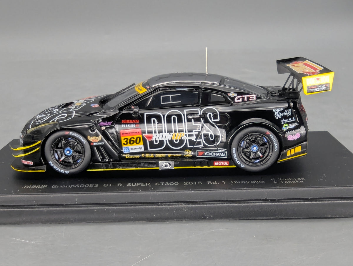 Modellautos 1:43 Ebbro 45293 Nissan Super GT300 Okayama 2015 Rd.1 #360 mit OVP