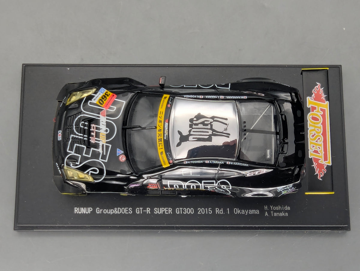 Modellautos 1:43 Ebbro 45293 Nissan Super GT300 Okayama 2015 Rd.1 #360 mit OVP