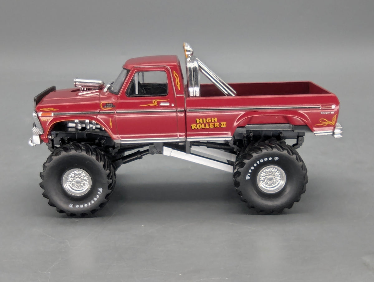 Modellautos 1:43 Greenlight Ford High Roller II 1979 F-250 Monster Truck mit OVP