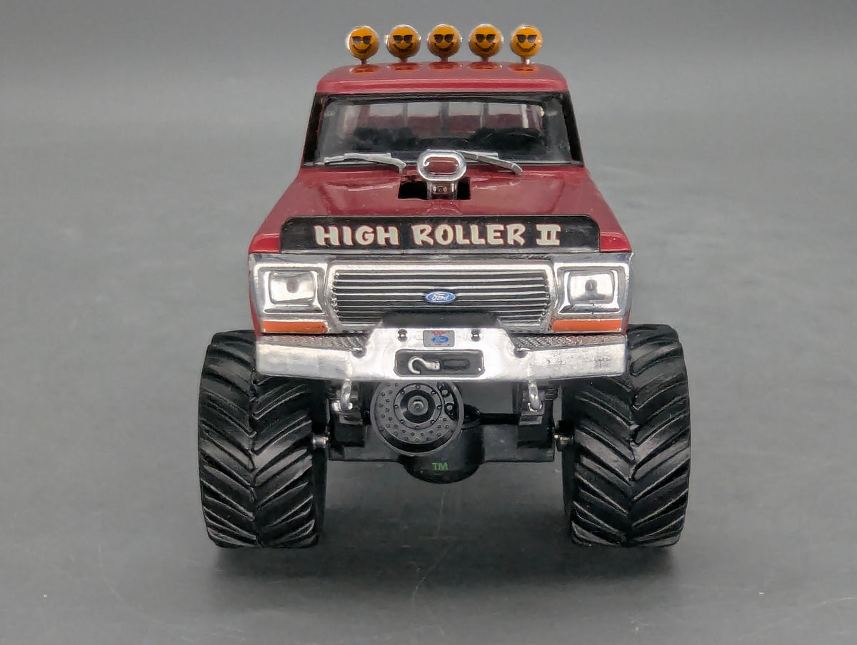 Modellautos 1:43 Greenlight Ford High Roller II 1979 F-250 Monster Truck mit OVP