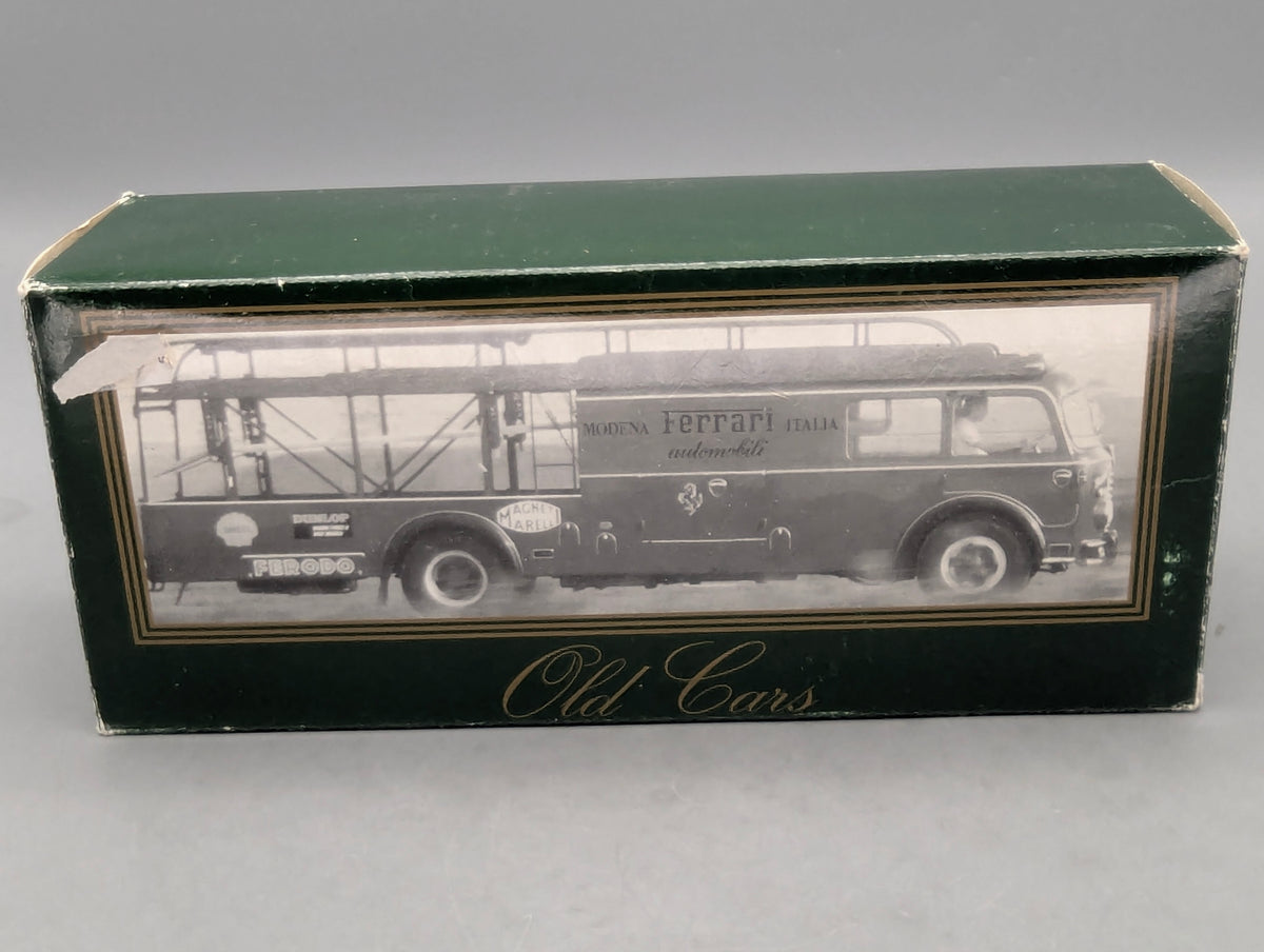 Modellautos 1:43 Old Cars Fiat 642 Bartoletti Ferrari Renntransporter mit OVP
