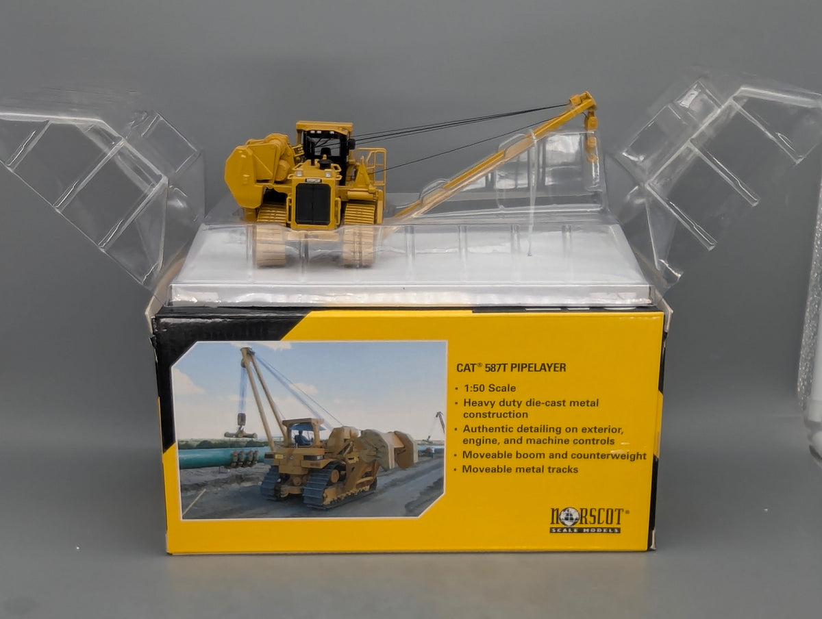 Baumaschinen Modell 1:50 Norscot 55272 Caterpillar Cat 587 T Pipelayer mit OVP