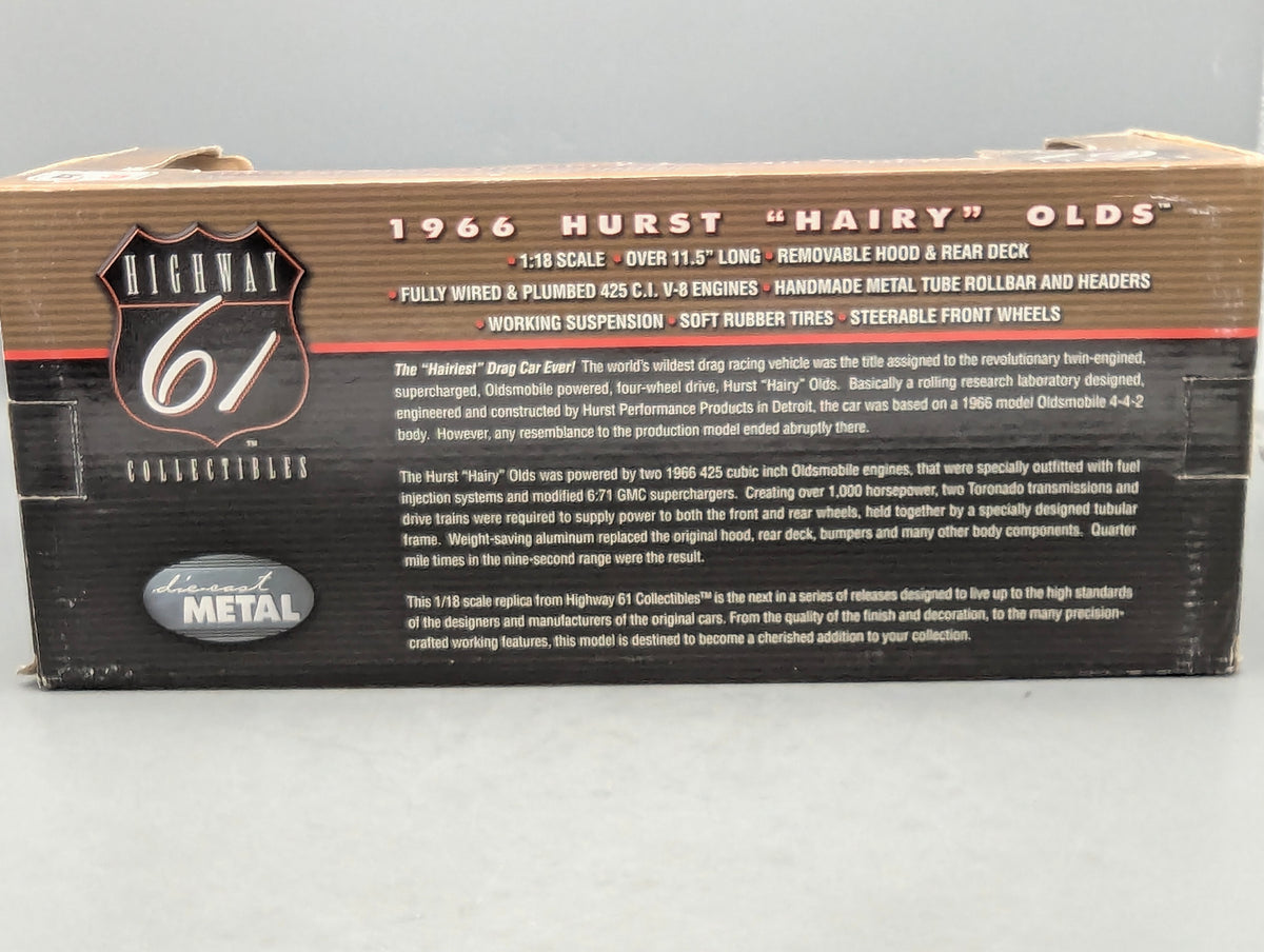 Modellautos 1:18 Ertl Oldsmobile 1966 Hurst Hairy Olds mit OVP