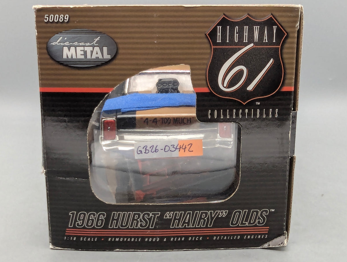 Modellautos 1:18 Ertl Oldsmobile 1966 Hurst Hairy Olds mit OVP