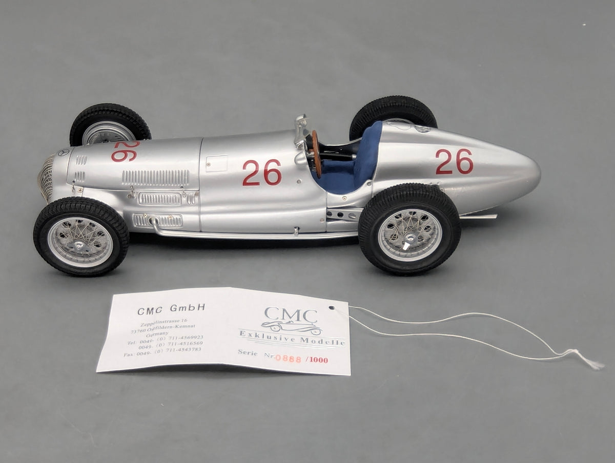 Modellautos 1:18 CMC Mercedes Benz W154 Der Große Sieger Frankreich 1938 #26 OVP