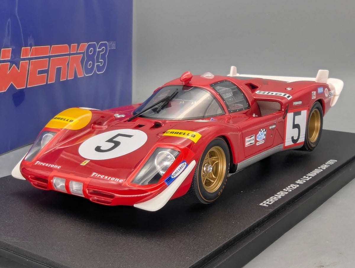 Modellautos 1:18 Werk83 Ferrari 512S 24h Le Mans 1970 #5 mit OVP