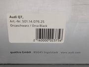 Modellautos 1:18 Minichamps Audi Q7 Orcaschwarz mit Dealer OVP