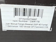 Modellautos 1:18 CMR 179 Maserati 250F Formel 1 Weltmeister 1957 #2 Fangio OVP