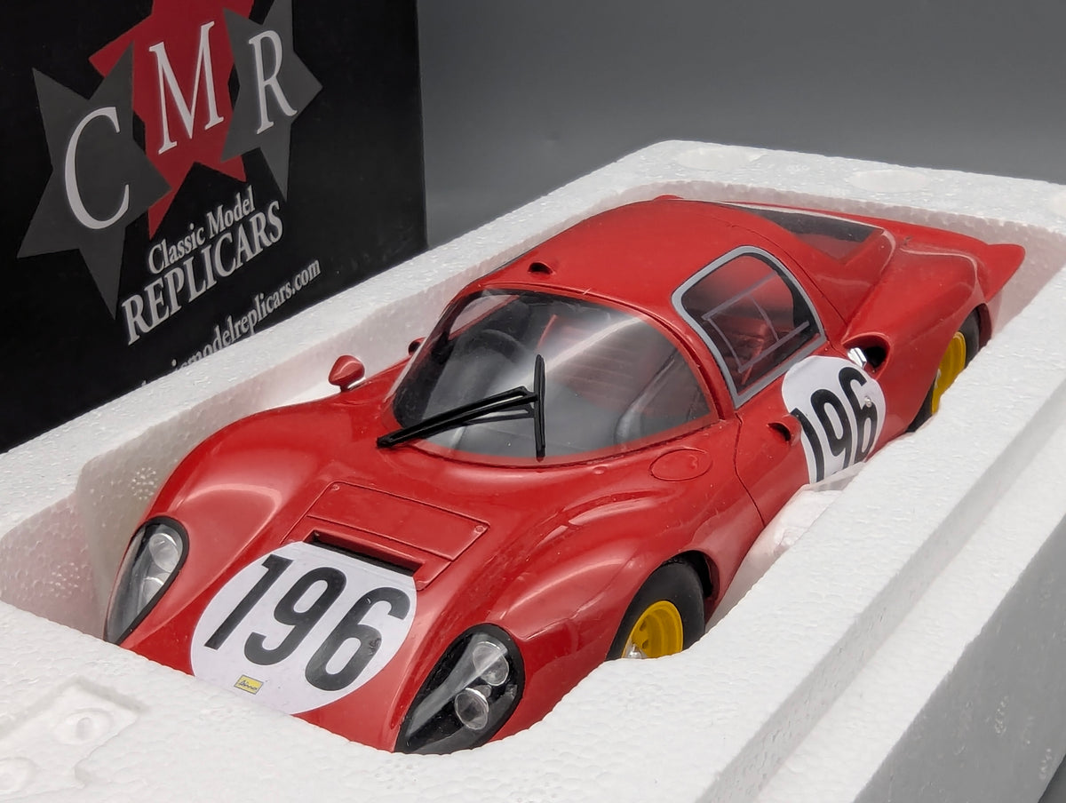 Modellautos 1:18 CMR 042 Ferrari Dino 206S Berlinetta Targa Florio 1966 #196 OVP