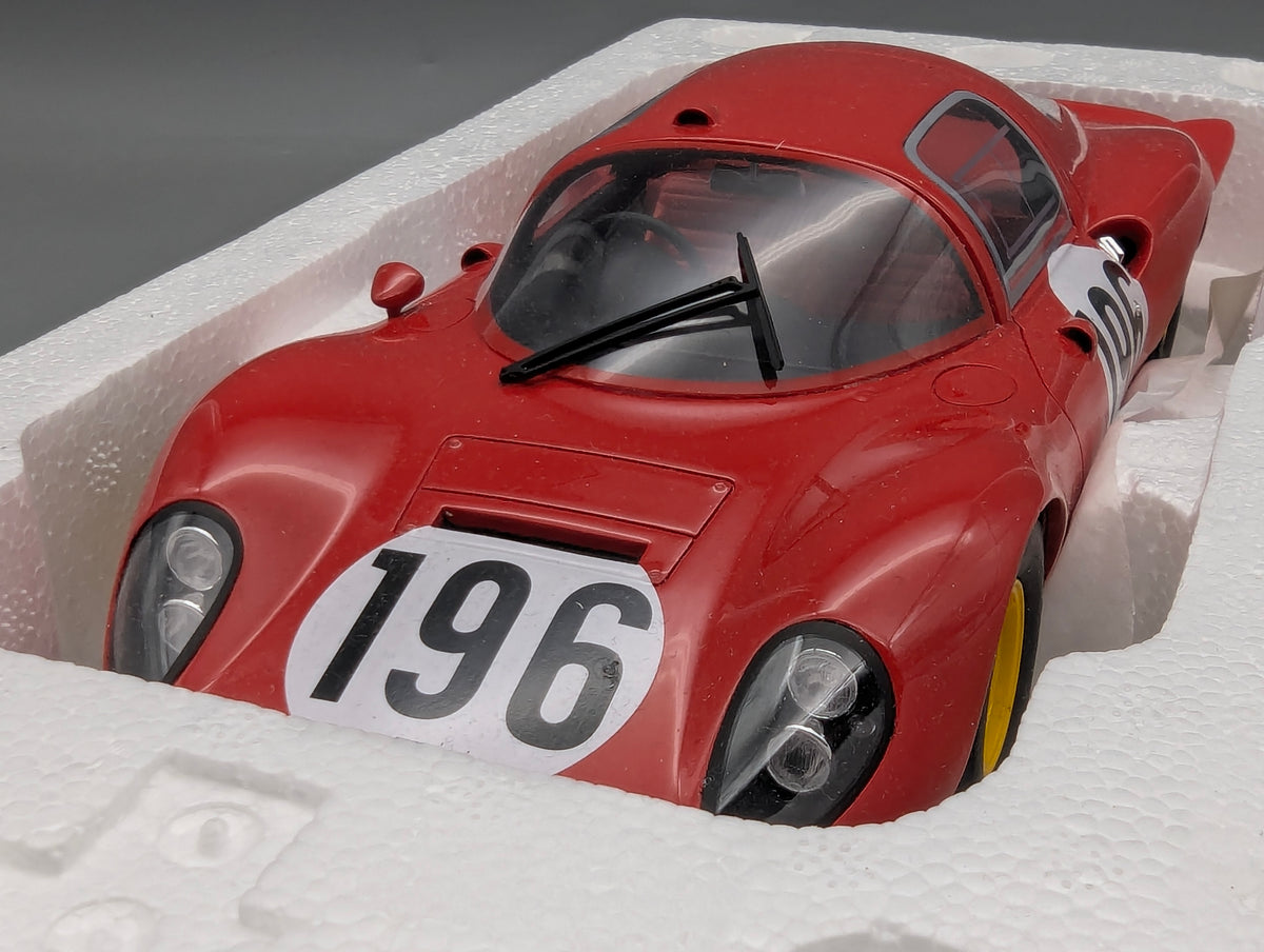 Modellautos 1:18 CMR 042 Ferrari Dino 206S Berlinetta Targa Florio 1966 #196 OVP