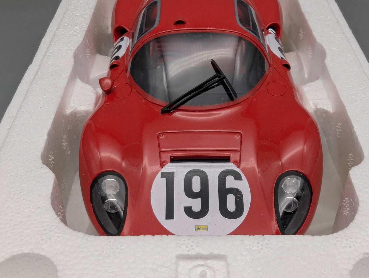 Modellautos 1:18 CMR 042 Ferrari Dino 206S Berlinetta Targa Florio 1966 #196 OVP