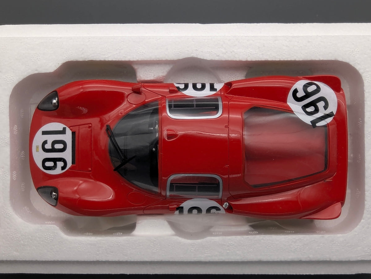 Modellautos 1:18 CMR 042 Ferrari Dino 206S Berlinetta Targa Florio 1966 #196 OVP