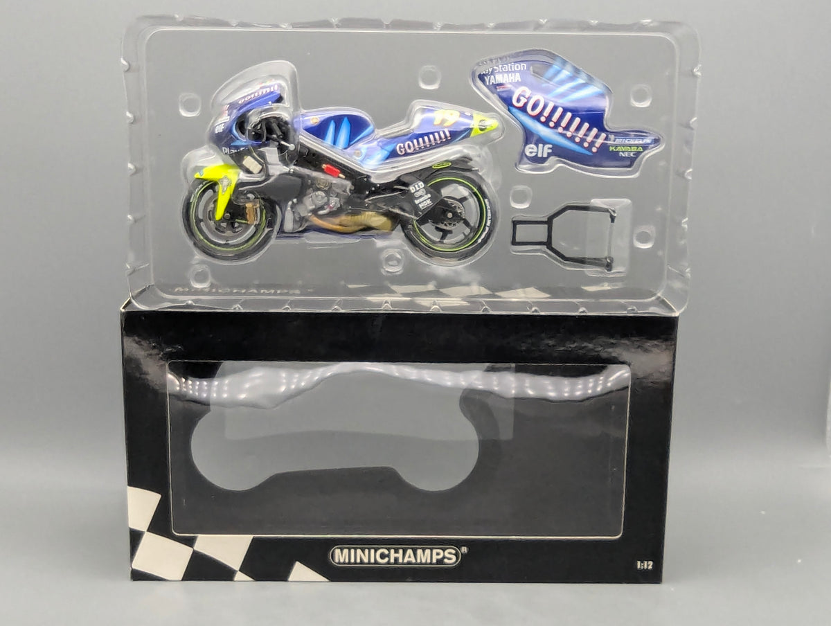 Motorrad Modell 1:12 Minichamps Yamaha YRZ 500 GP 2001 #19 Olivier Jacque OVP
