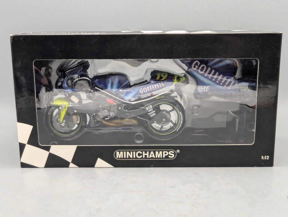Motorrad Modell 1:12 Minichamps Yamaha YRZ 500 GP 2001 #19 Olivier Jacque OVP