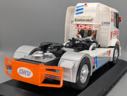 LKW Modell 1:12 Carson Mercedes Benz Atego Renntruck 1999 #3 M Oestreich Vitrine