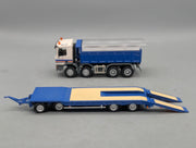 LKW Modell 1:50 NZG 537 Mercedes Benz Actros + Tieflader mit OVP