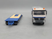 LKW Modell 1:50 NZG 537 Mercedes Benz Actros + Tieflader mit OVP