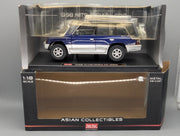 Modellautos 1:18 Sun Star Mitsubishi Pajero Long 3.5 V6 1998 Royal Blue mit OVP
