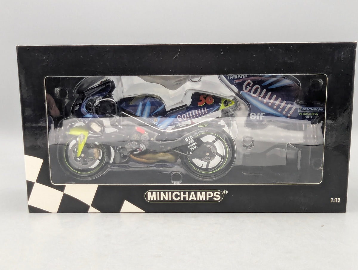 Motorrad Modell 1:12 Minichamps Yamaha YZR 500 GP 2001 #56 Shinya Nakano mit OVP