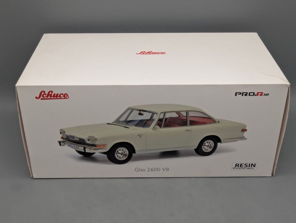 Modellautos 1:18 Schuco Glas 2600 V8 Weiß mit OVP