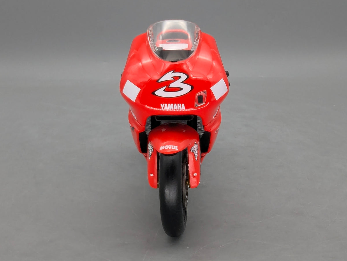 Motorrad Modell 1:12 Minichamps Yamaha YZR-M1 Moto GP 2002 #3 Max Biaggi mit OVP