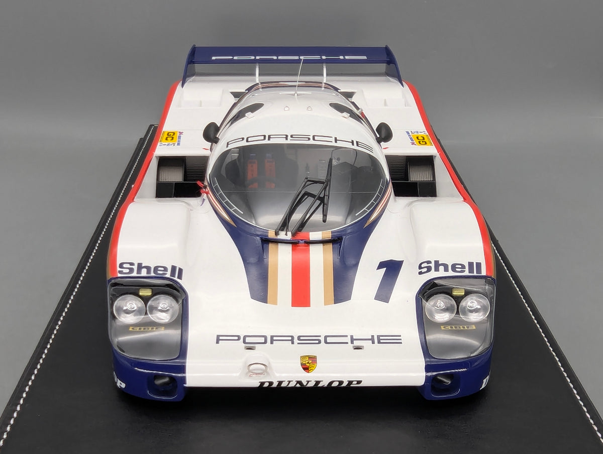 Modellautos 1:12 TSM Porsche 956L WINNER 24h Le Mans 1982 #1 Ickx + Bell Vitrine