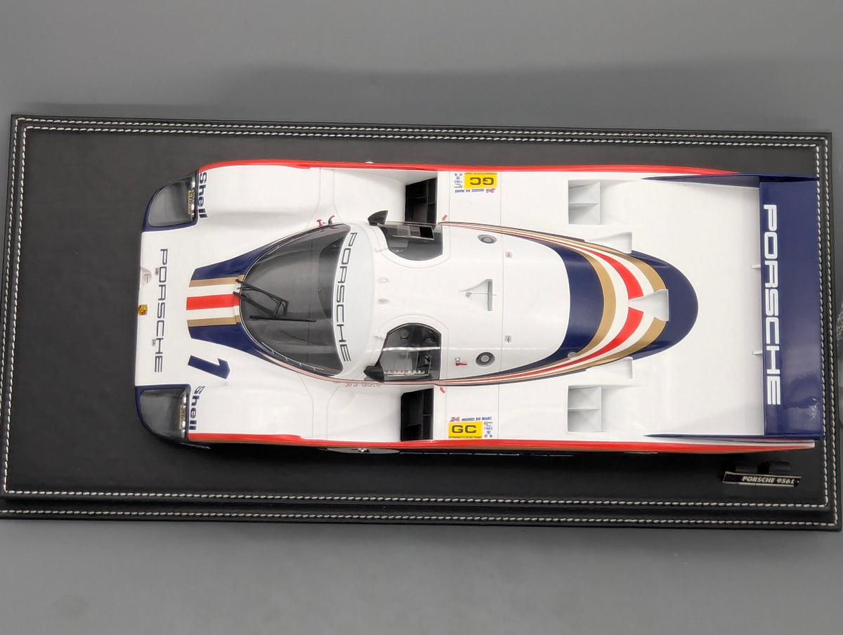 Modellautos 1:12 TSM Porsche 956L WINNER 24h Le Mans 1982 #1 Ickx + Bell Vitrine