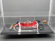 Modellautos 1:12 GP Replicas Ferrari 312 T4 2nd WC 1979 #12 G Villeneuve Vitrine