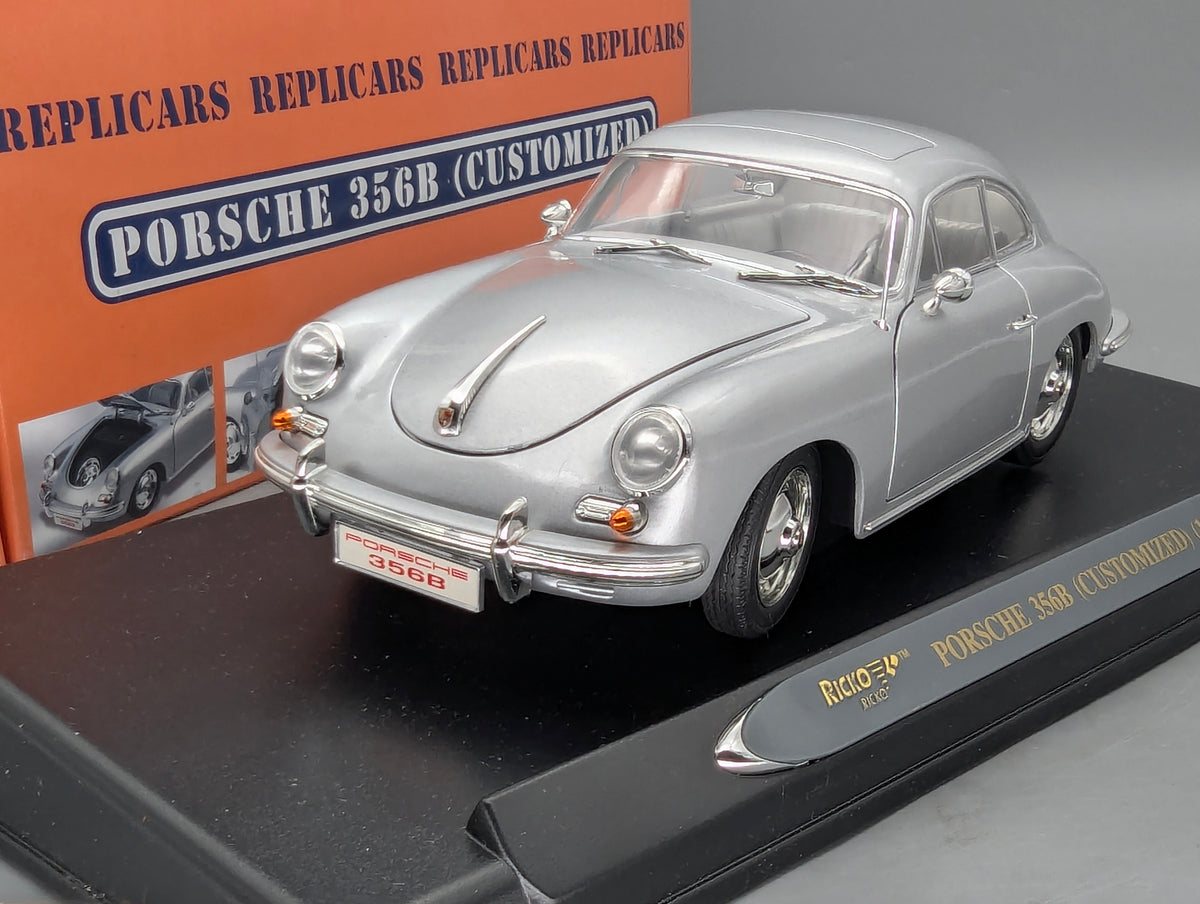 Modellautos 1:18 Ricko Porsche 356B Customized 1960 Silber mit OVP