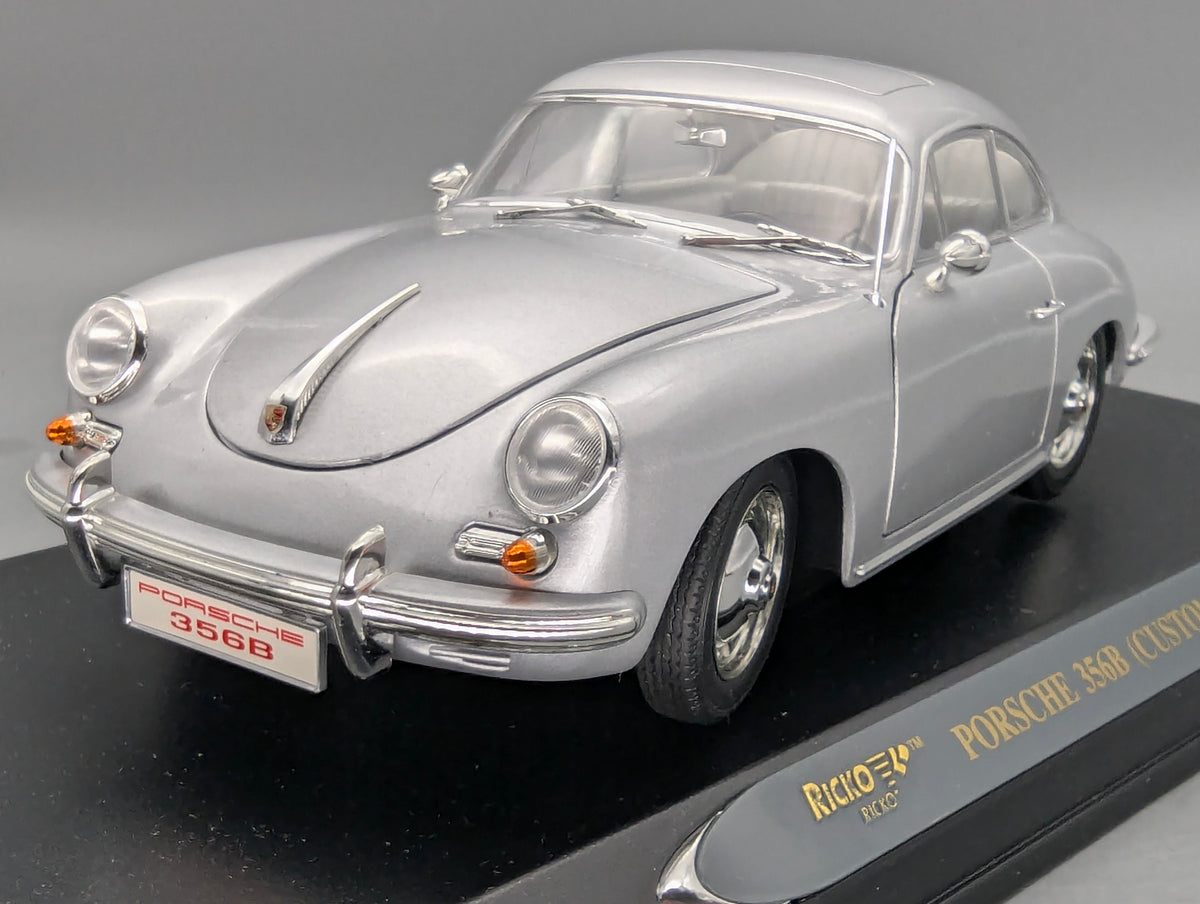 Modellautos 1:18 Ricko Porsche 356B Customized 1960 Silber mit OVP