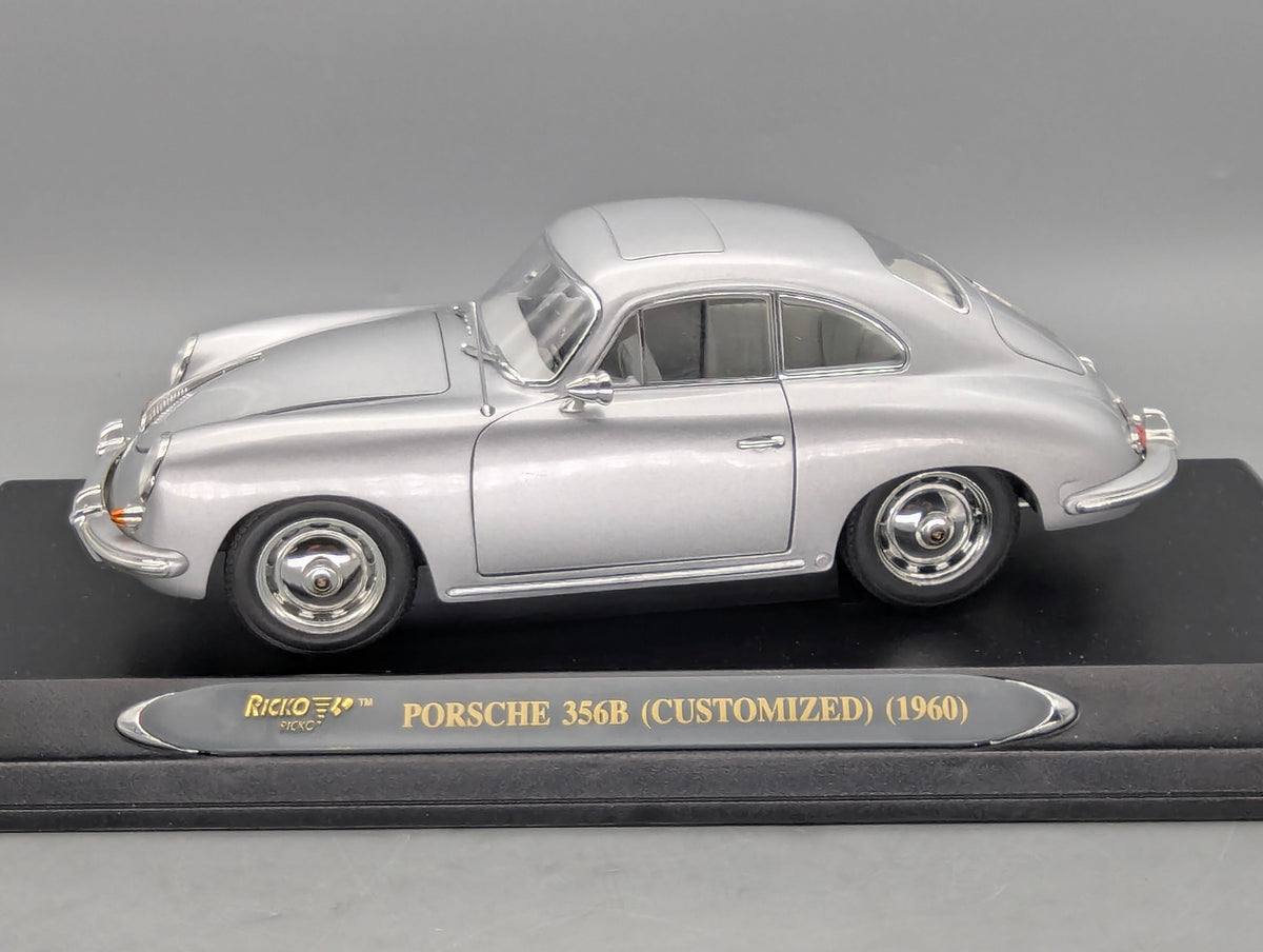 Modellautos 1:18 Ricko Porsche 356B Customized 1960 Silber mit OVP