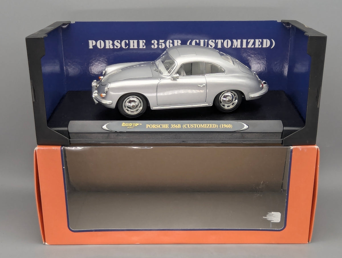 Modellautos 1:18 Ricko Porsche 356B Customized 1960 Silber mit OVP