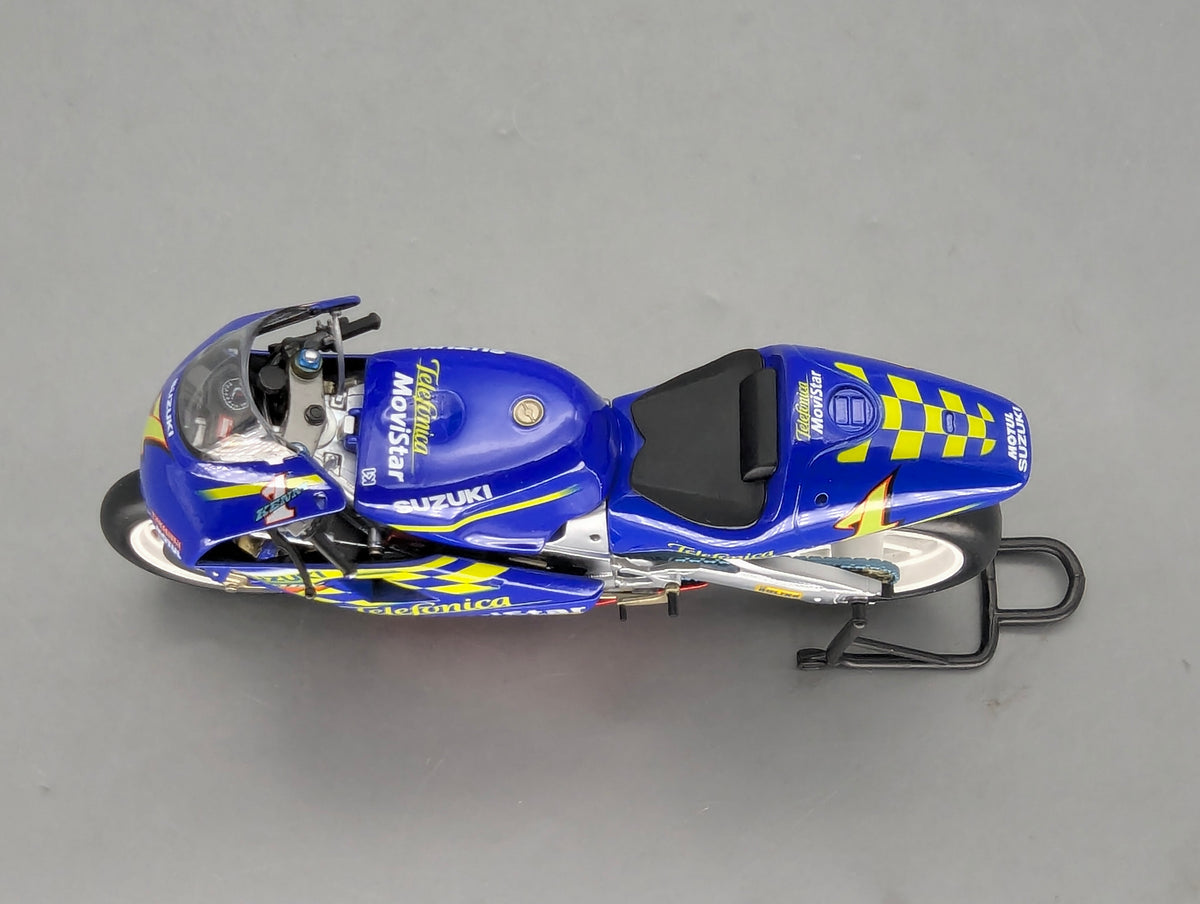 Motorrad Modell 1:12 Minichamps Suzuki RGV-Gamma GP2001 #1 Kenny Roberts mit OVP