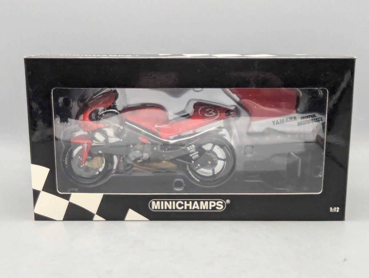 Motorrad Modell 1:12 Minichamps Yamaha YZR 500 Moto GP 2001 #3 Max Biaggi OVP