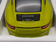 Modellautos 1:12 Minichamps Porsche 911 R Ring Police 2016 Lichtgrün mit OVP