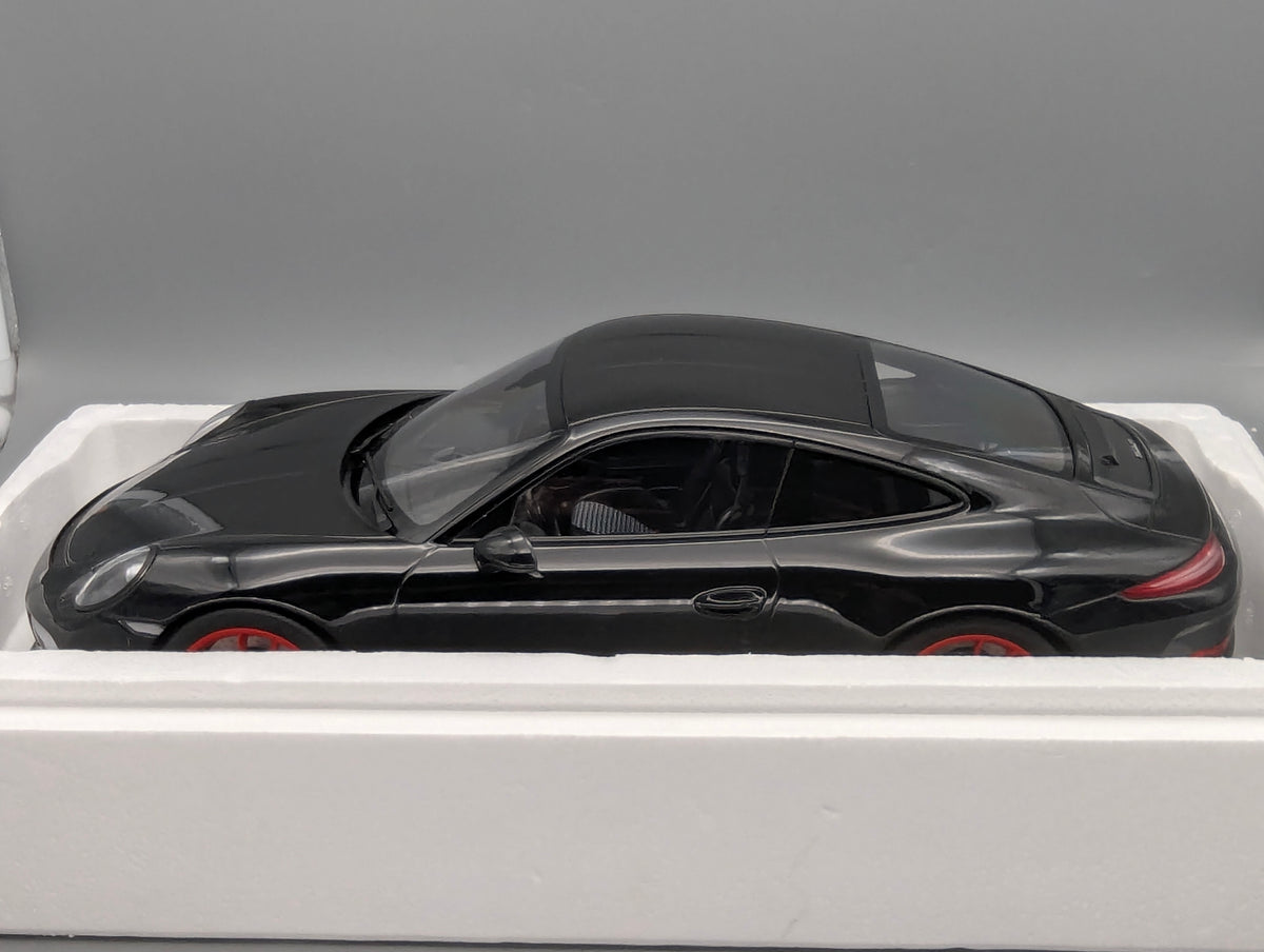 Modellautos 1:12 Minichamps Porsche 911 R 2016 Schwarz mit OVP