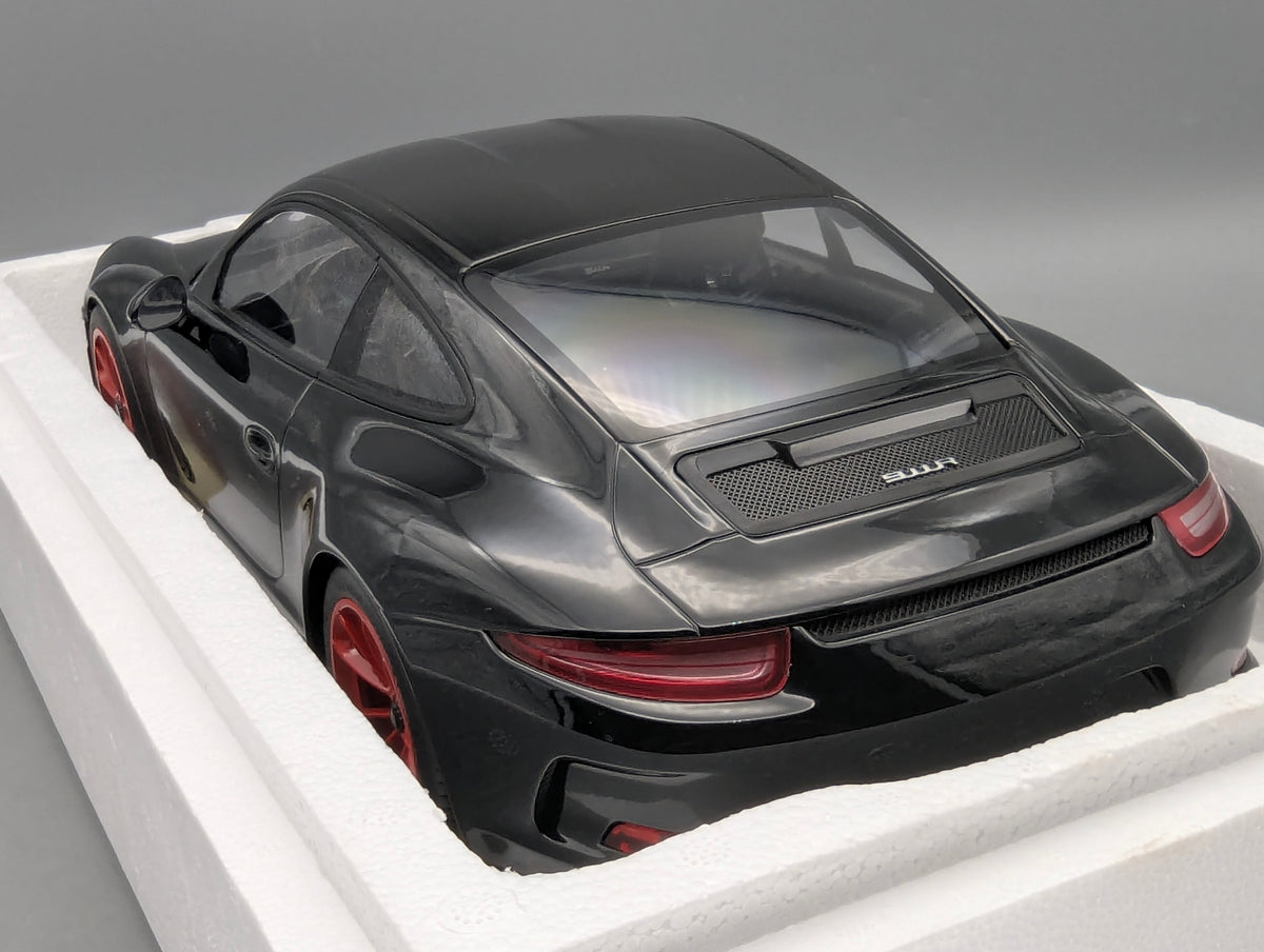 Modellautos 1:12 Minichamps Porsche 911 R 2016 Schwarz mit OVP