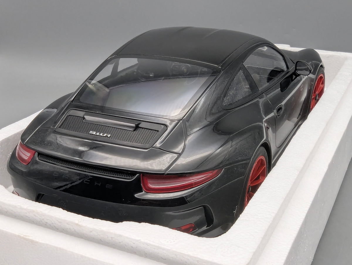 Modellautos 1:12 Minichamps Porsche 911 R 2016 Schwarz mit OVP