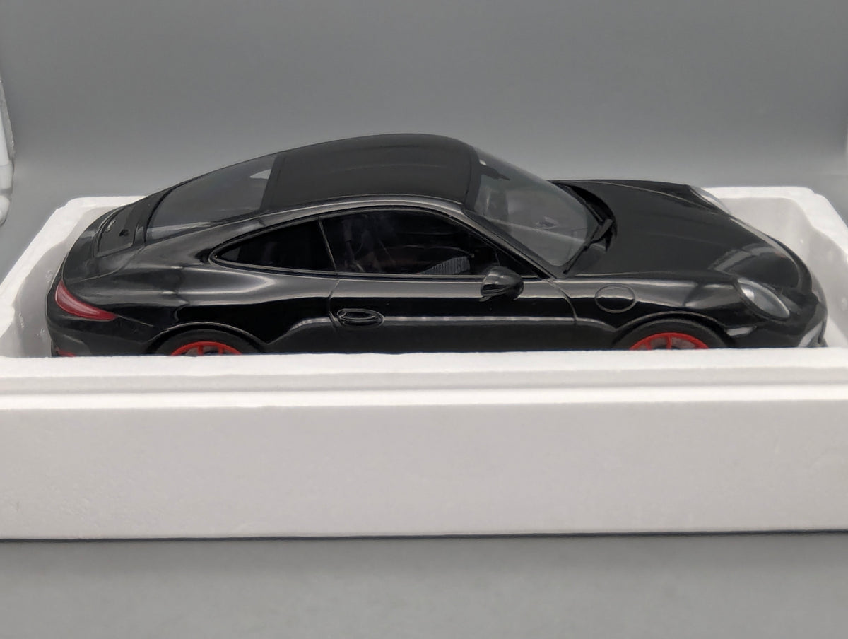 Modellautos 1:12 Minichamps Porsche 911 R 2016 Schwarz mit OVP