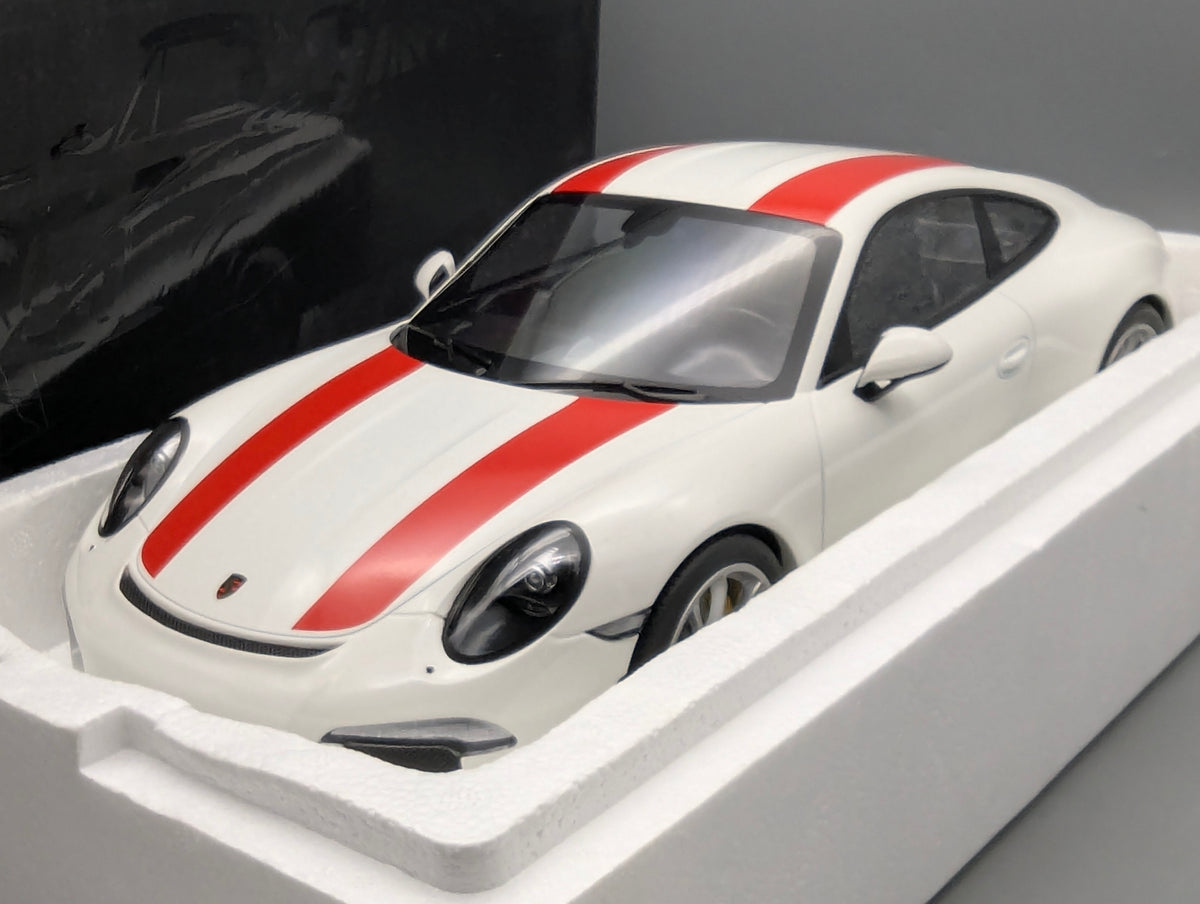 Modellautos 1:12 Minichamps Porsche 911 R 2016 Weiß mit OVP