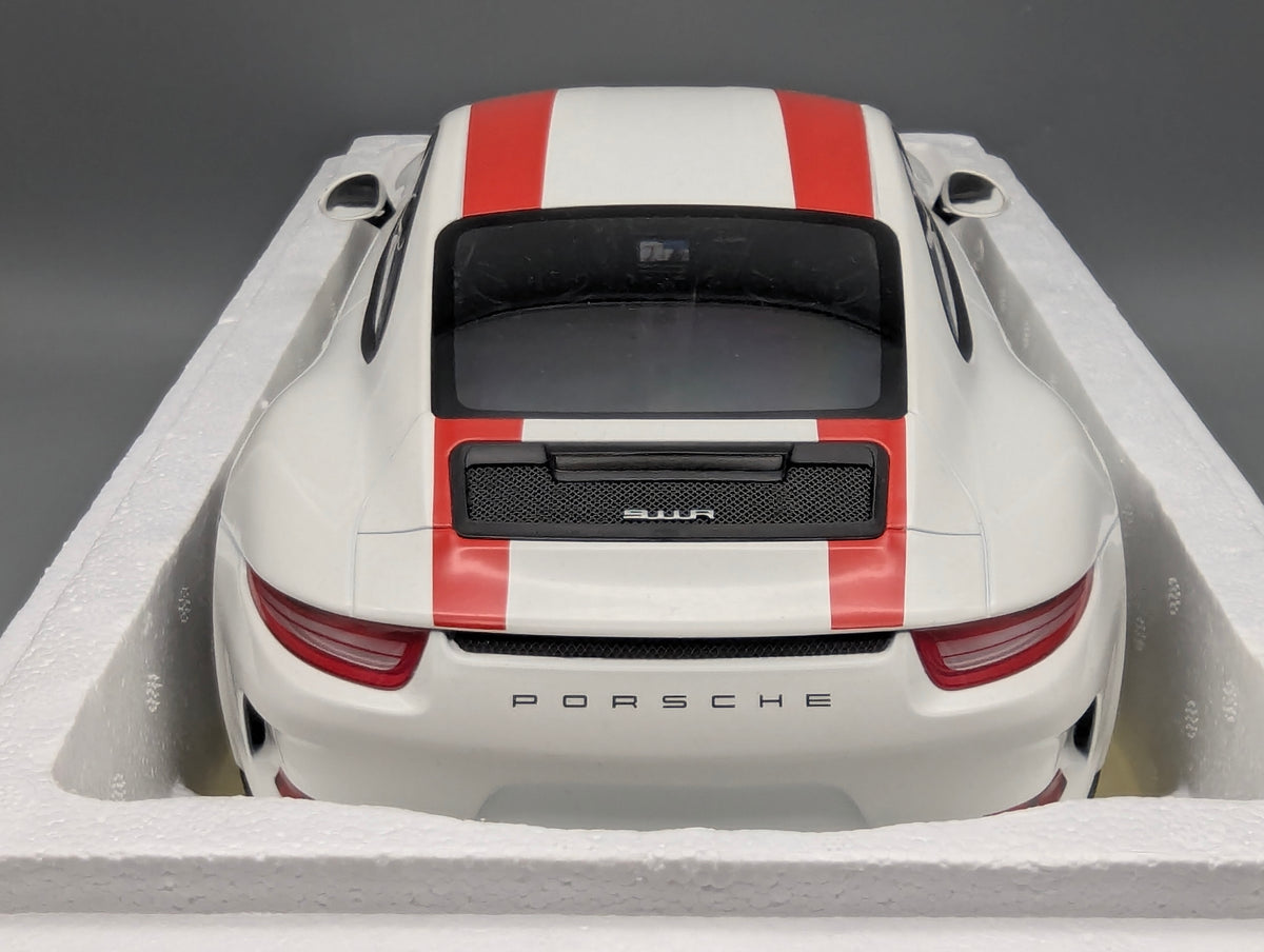 Modellautos 1:12 Minichamps Porsche 911 R 2016 Weiß mit OVP