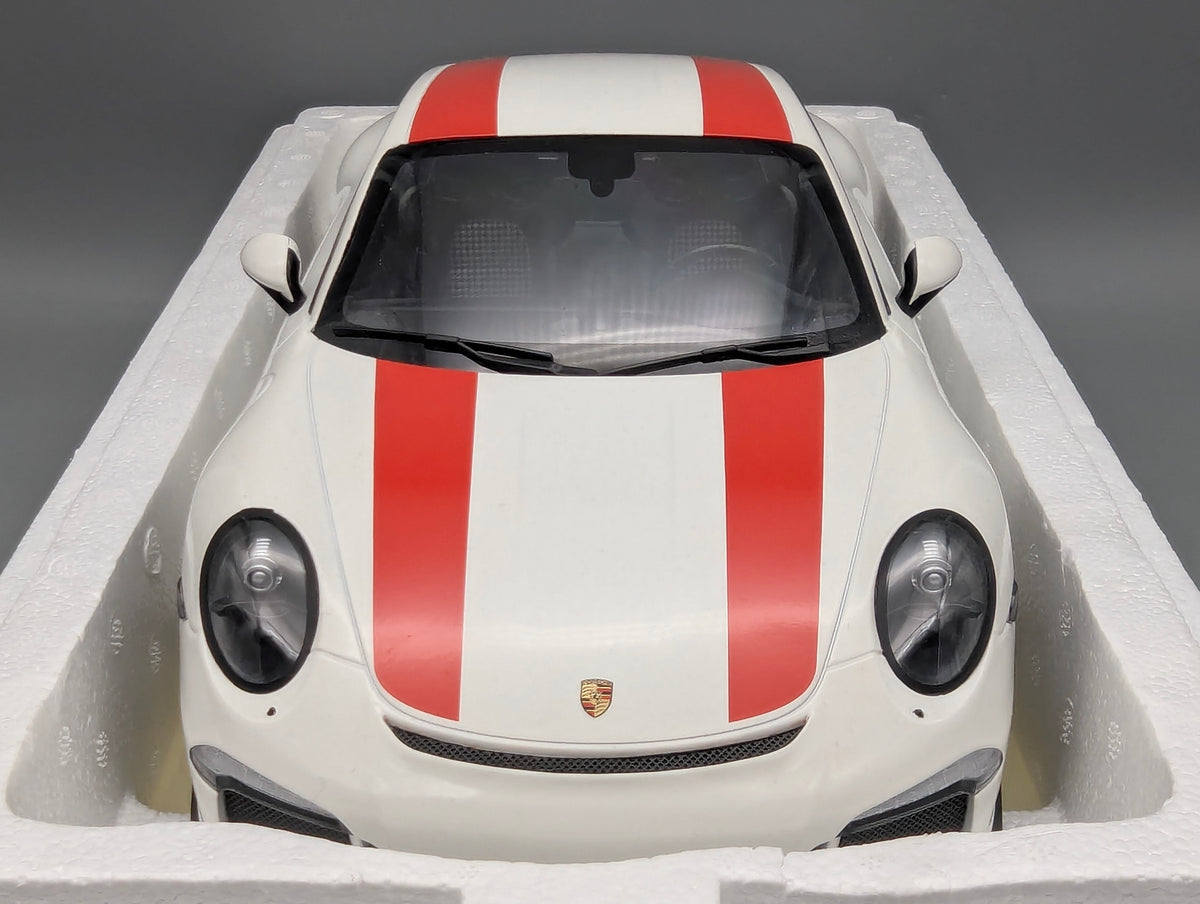 Modellautos 1:12 Minichamps Porsche 911 R 2016 Weiß mit OVP