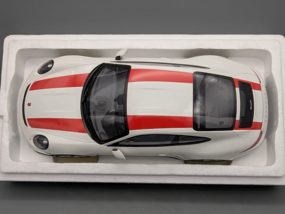 Modellautos 1:12 Minichamps Porsche 911 R 2016 Weiß mit OVP