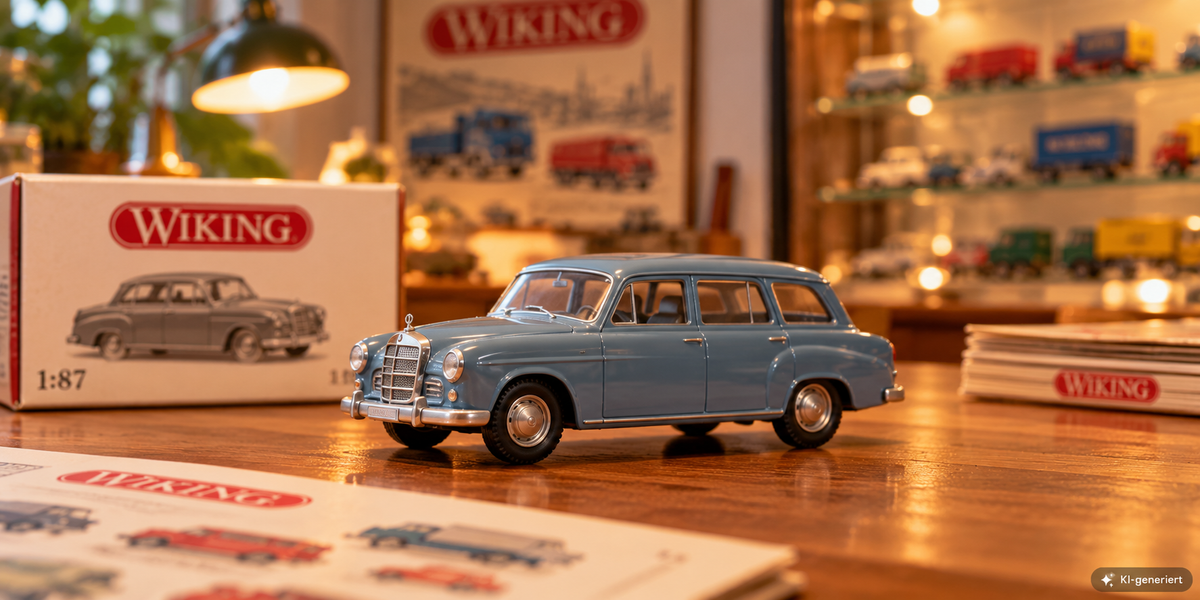 Wiking Modellautos mit Originalverpackungen